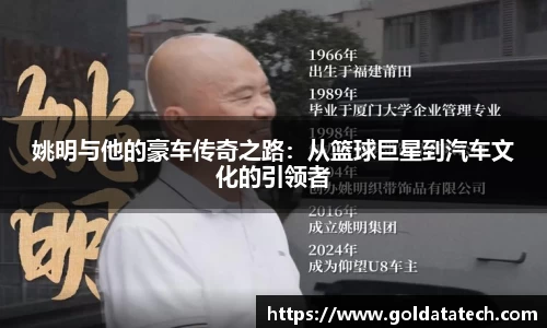 姚明与他的豪车传奇之路：从篮球巨星到汽车文化的引领者